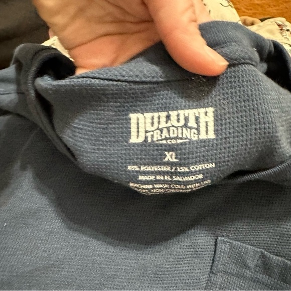 Duluth trading co. Men's Dry on the Fly Waffle Long Sleeve Crew pocket tee XL - Picture 2 of 3